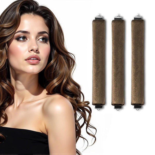 Heatless Hair Curling Rods (Pack of 3) – Get Salon-Style Curls Without Damage