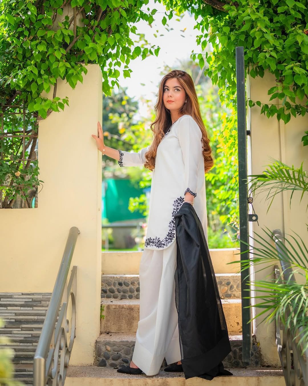 Designer Farsi Salwar Suit Set for Women – Elegant Party & Festive Wear with Dupatta