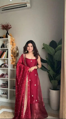 Elegant Ready-to-Wear Plazo Set for Wedding & Festive Look