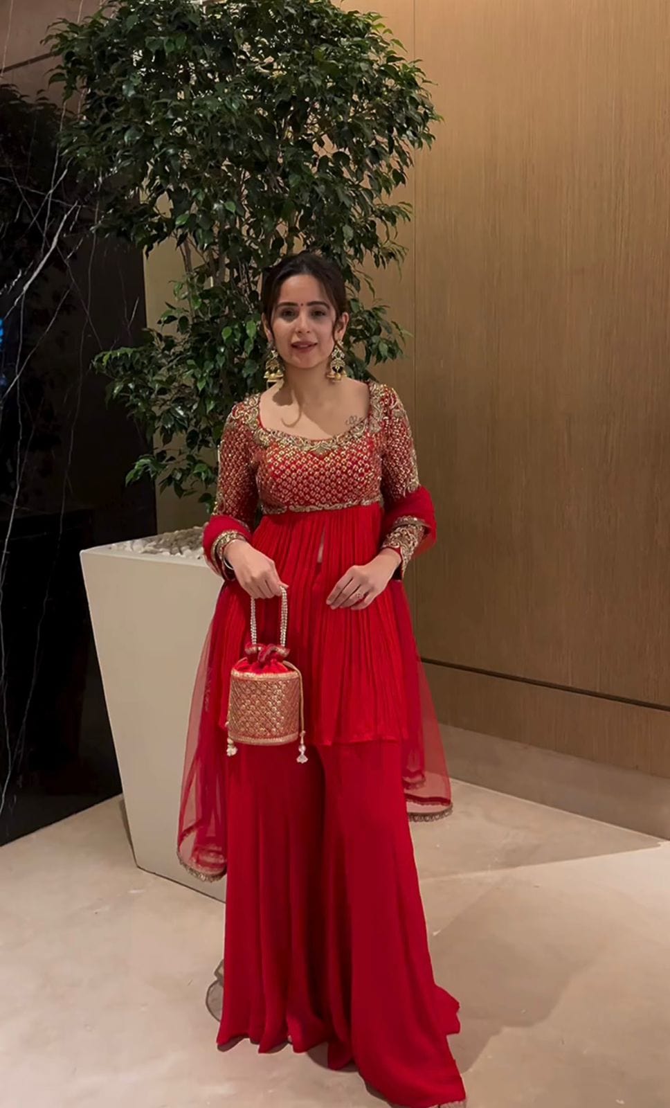 Georgette Sharara Set with Dupatta – Designer Ethnic Wear for Women