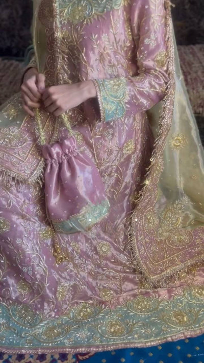 Handcrafted Bridal Anarkali Set for Nikah & Wedding Functions