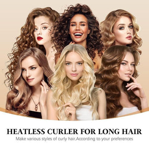 Heatless Hair Curling Rods (Pack of 3) – Get Salon-Style Curls Without Damage