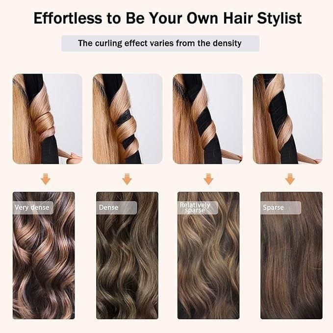 Heatless Hair Curling Rods (Pack of 3) – Get Salon-Style Curls Without Damage