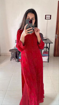 Karwa Chauth Special Suit Set with Dupatta – Elegant Party Wear Outfit