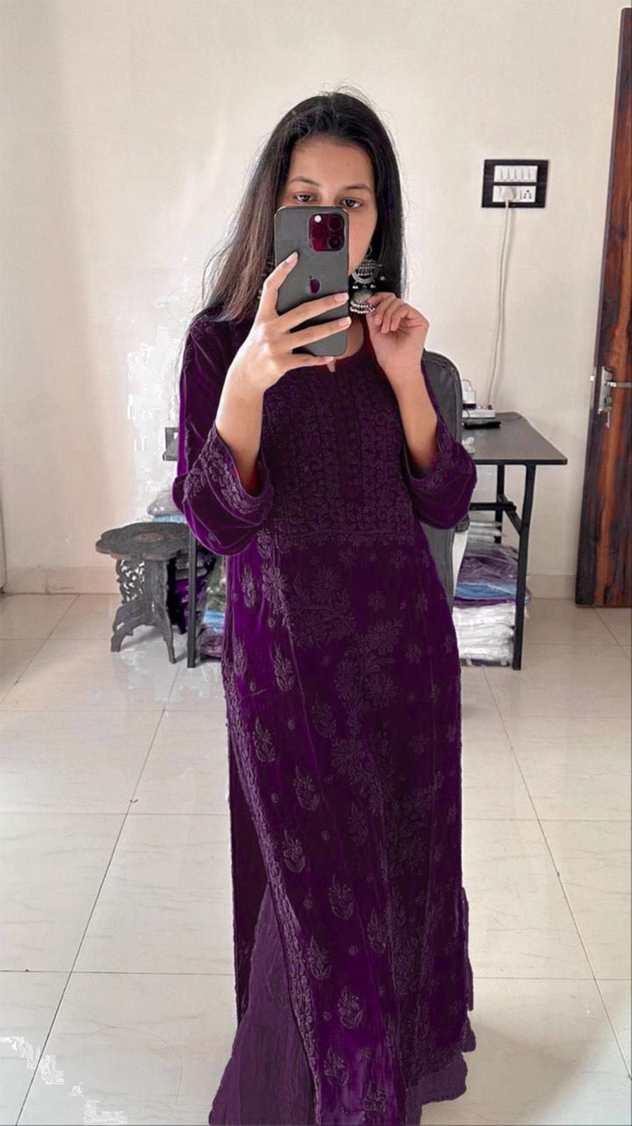Karwa Chauth Special Suit Set with Dupatta – Elegant Party Wear Outfit