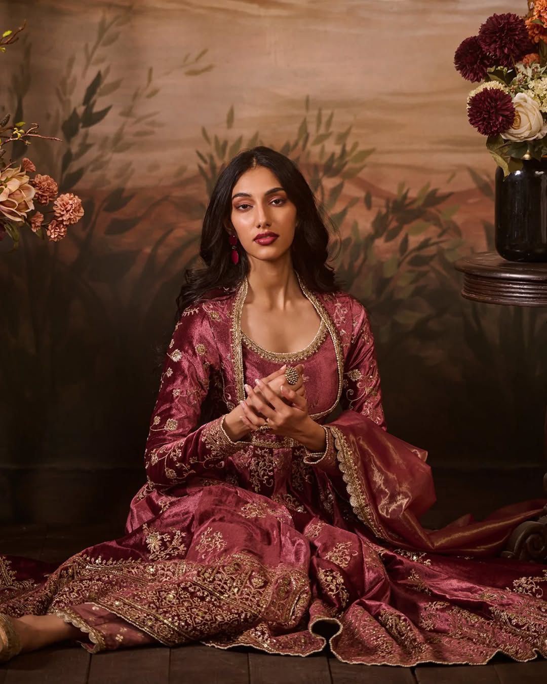 Elegant Anarkali Dress with Dupatta for Wedding & Party Wear