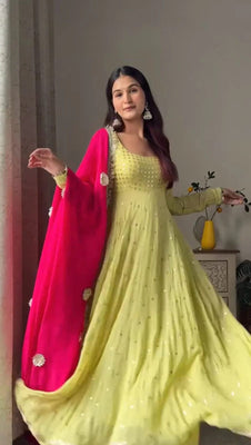 Stylish Kurta Pant Set for Women with Dupatta | Festive Look