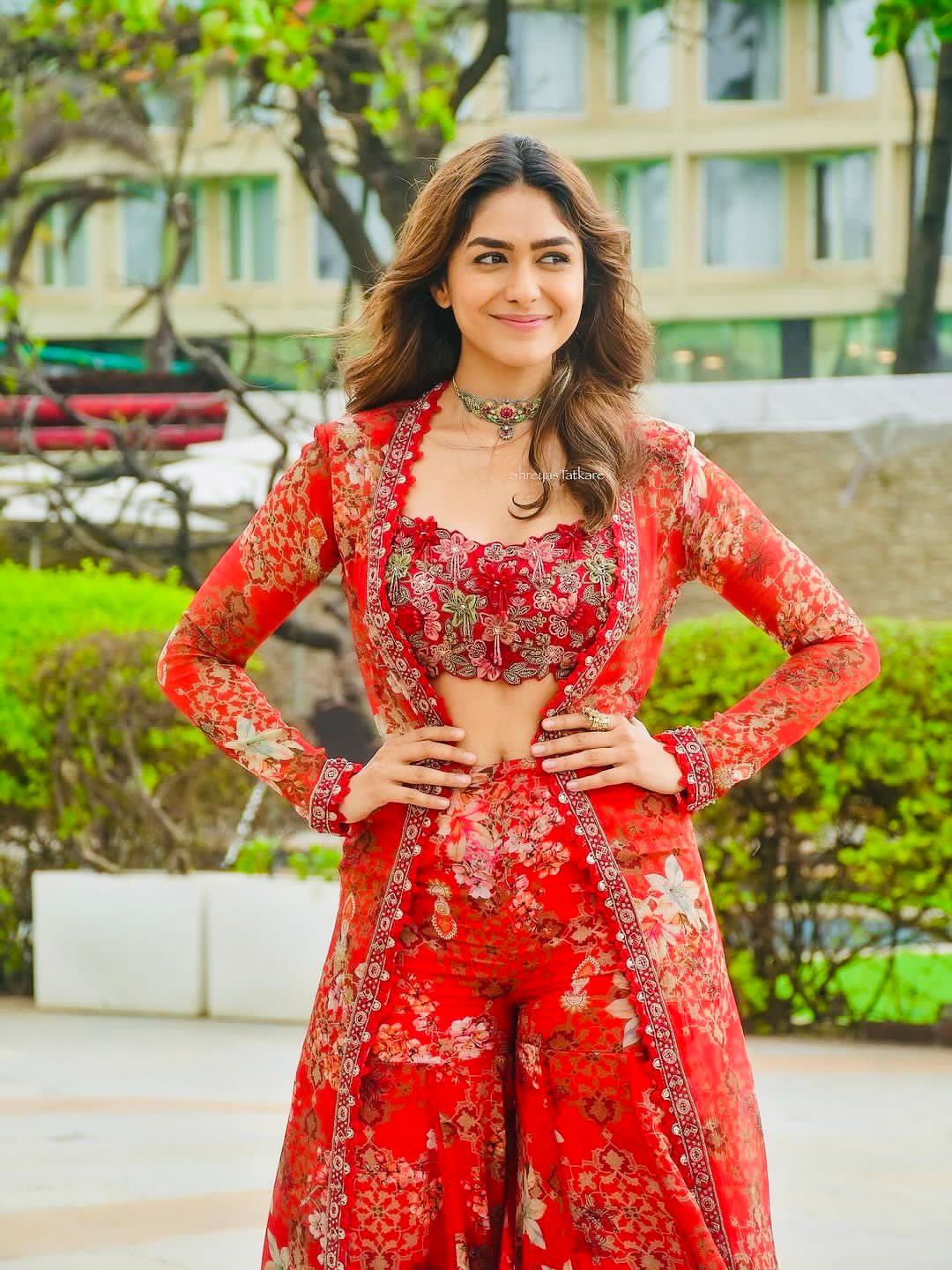 Tibby Silk Sharara Set with Shrug & Blouse – Designer Party Wear for Women