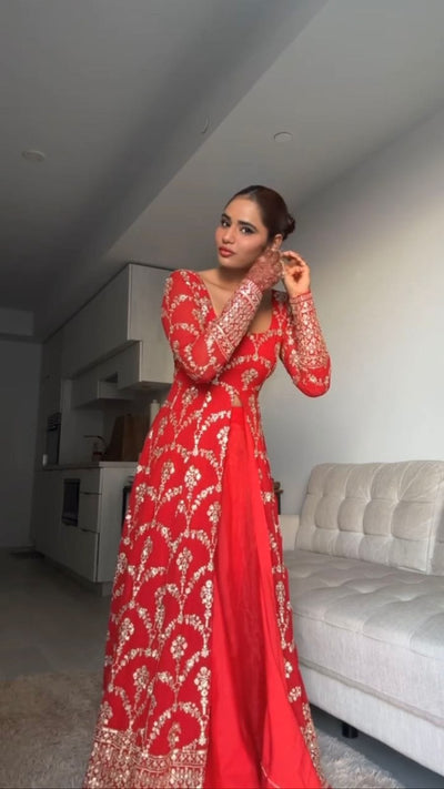 Trendy Kurta Pant Set for Women | Front and Back Festive Detailing